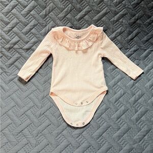 Baby Essentials Light Pink Ruffle Bodysuit